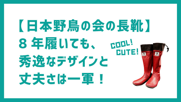 日本野鳥の会 Wild Bird Society of Japan バードウォッチング長靴 3L 28.0cm ブラウン